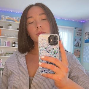 Casetify Nantucket Blue Hydrangeas Floral Print iPhone 12 Phone Case